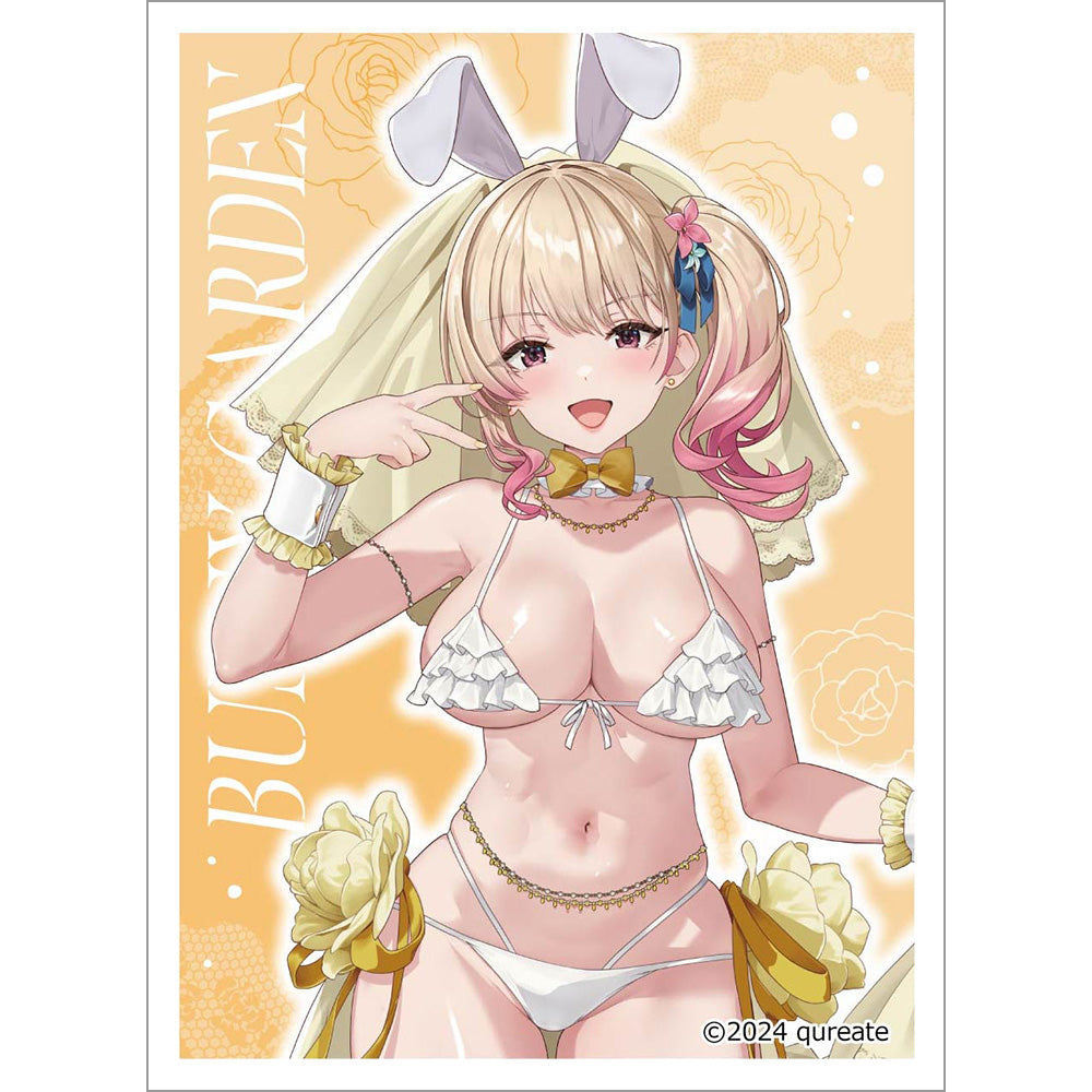 Bunny Garden - Original Illustration Sleeve Rin / Bunny Wedding Swimwear