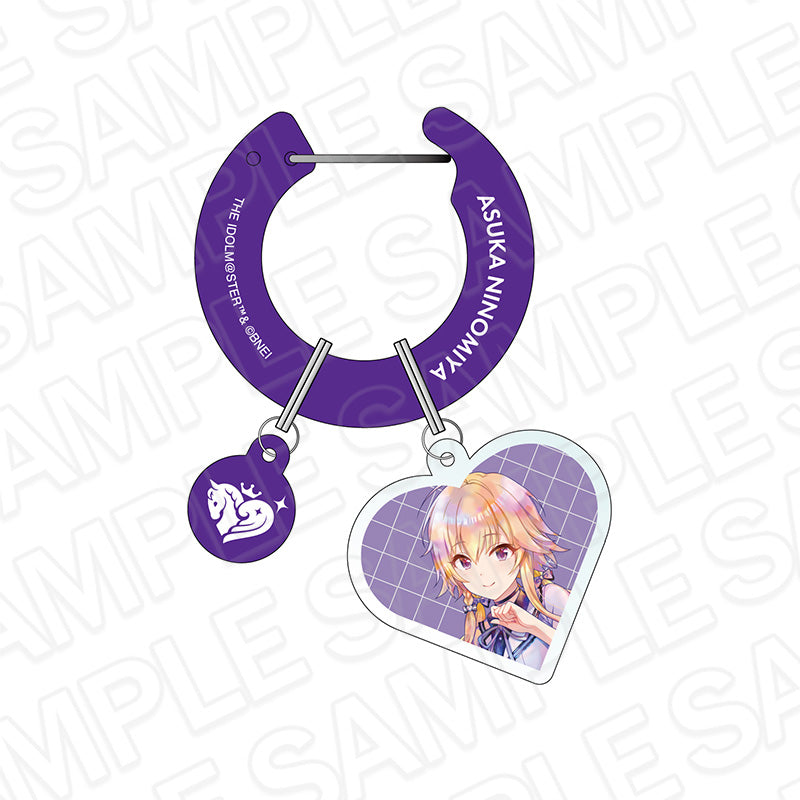 - The Idolmaster Cinderella Girls - Acrylic Carabiner Pale Tone Series Ninomiya Asuka Subculture Fashion Ver. - Image 1