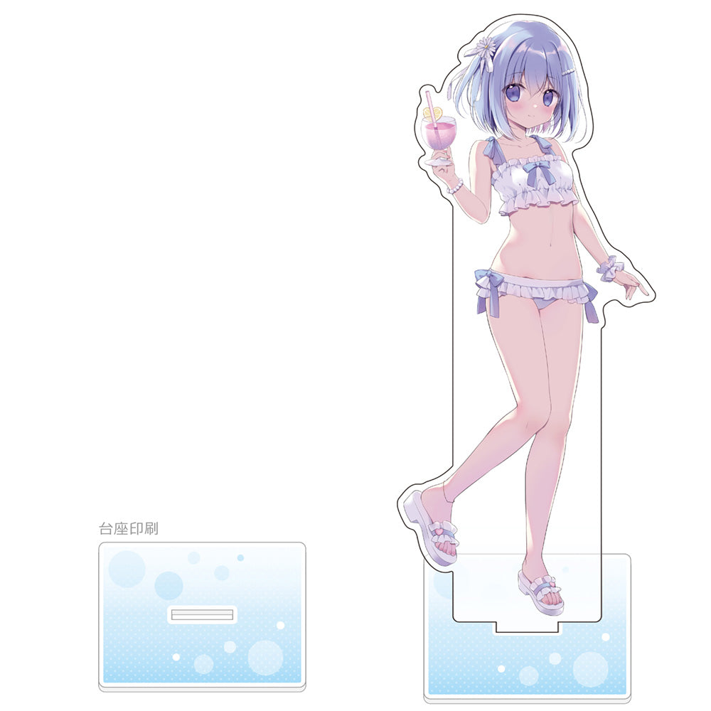 Miyu Miyasaka Original Illustration Extra Large Acrylic Stand Shiino / Night Pool