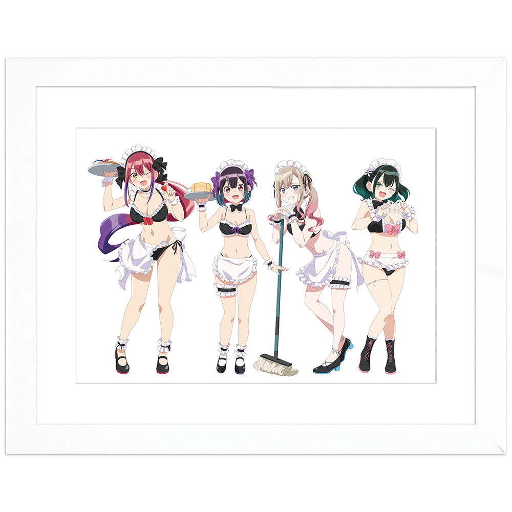 Bad Girl - Original Illustration Chara Fine Graph Maid Swimwear A4