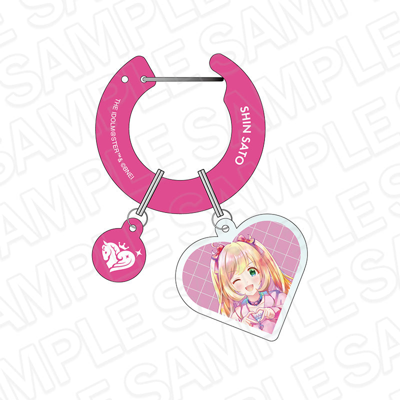 - The Idolmaster Cinderella Girls - Acrylic Carabiner Pale Tone Series Sato Shin Subculture Fashion Ver. - Image 1