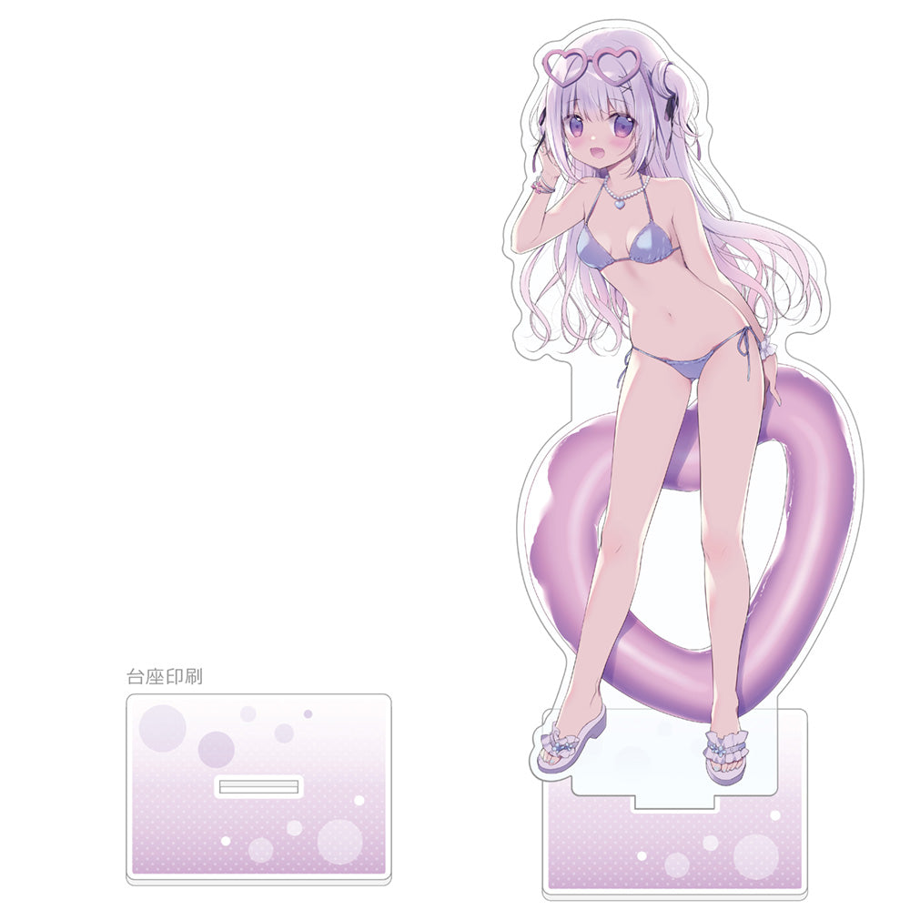 Miyu Miyasaka Original Illustration Extra Large Acrylic Stand Shirona / Night Pool