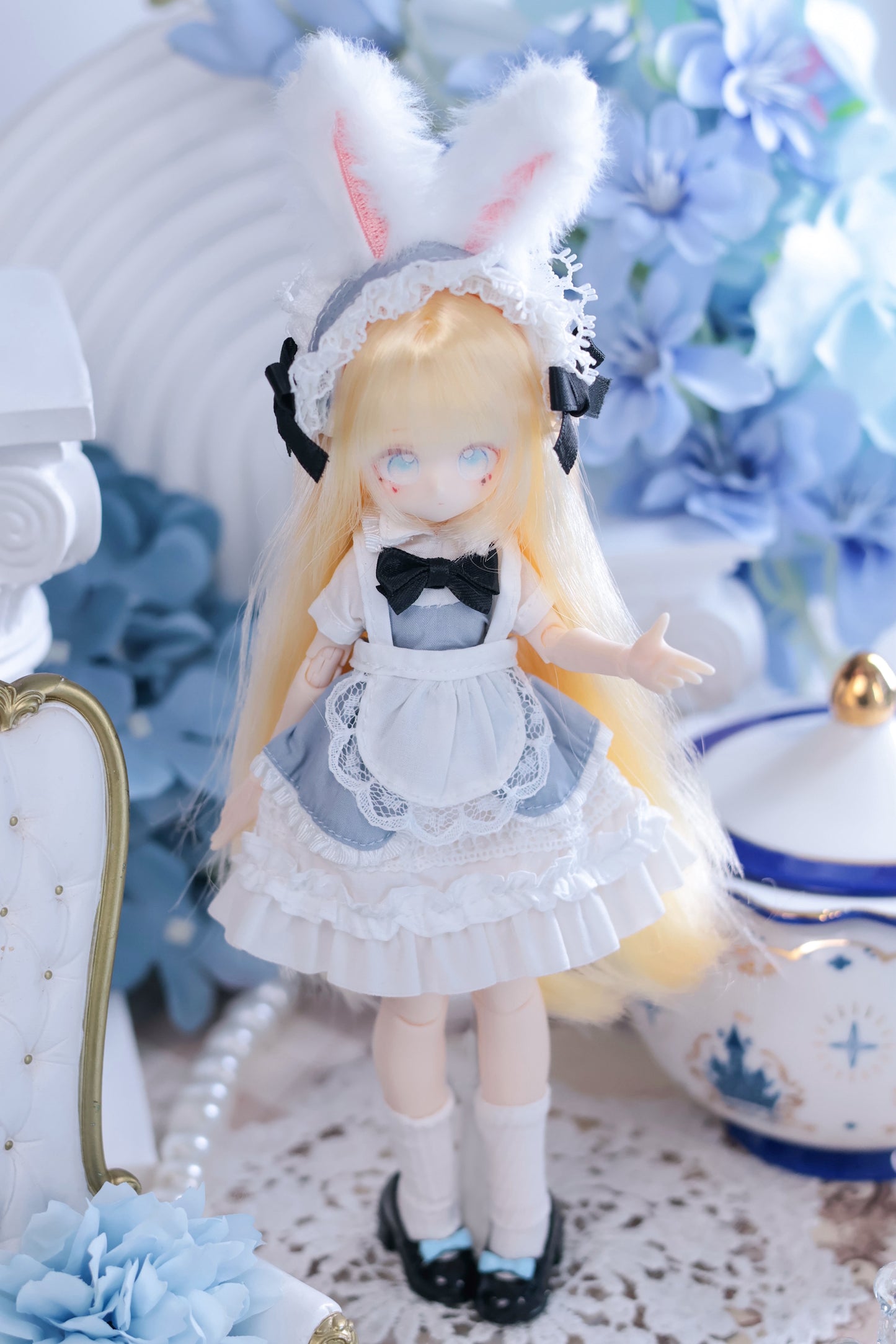 Momotale Fluffy Rabbit's Tea Party Series Mjd (mechanical Joint Doll)