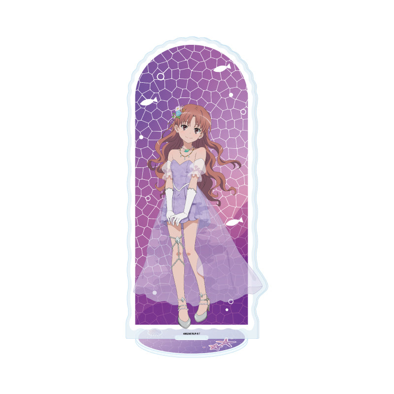 Big Acrylic Stand - A Certain Scientific Railgun T - 03 Shirai Kuroko Mermaid Dress Ver. (Original Illustration) - Image 1