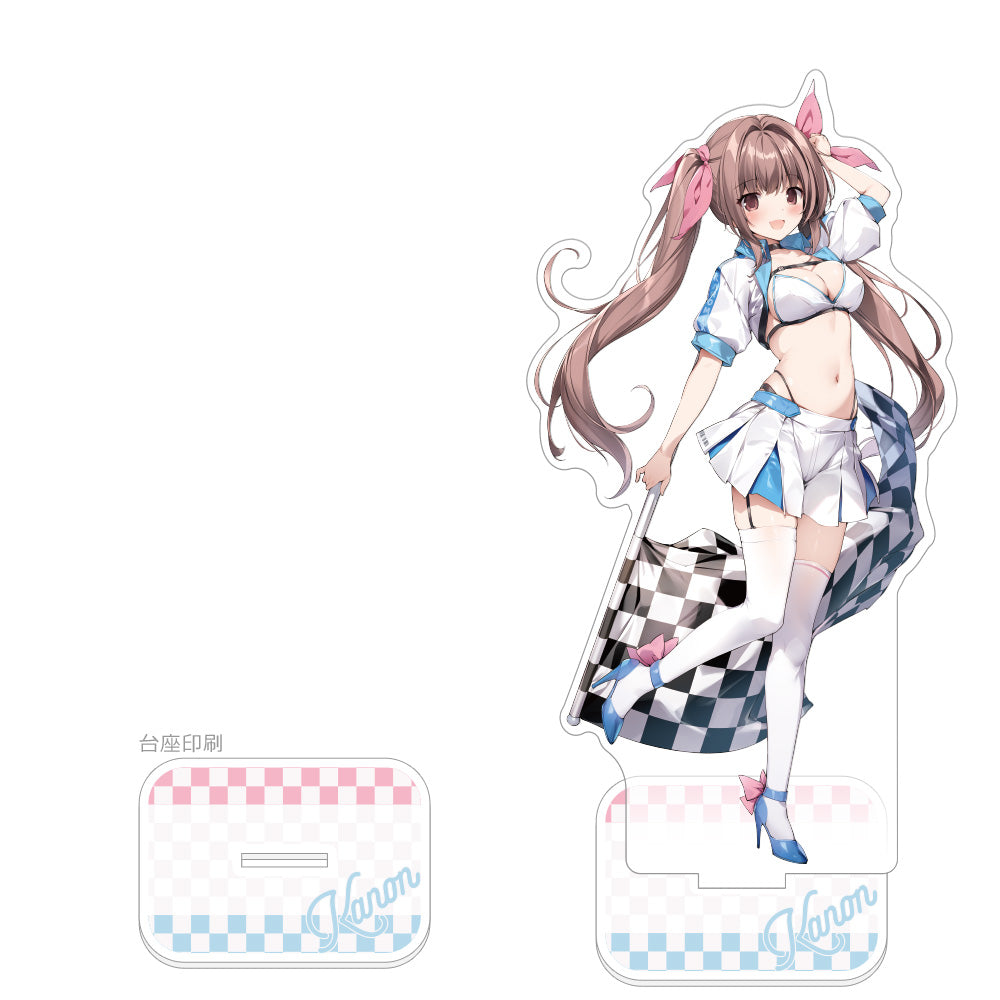 Karory Original Illustration Extra Large Acrylic Stand Aomi Kanon / Race Queen