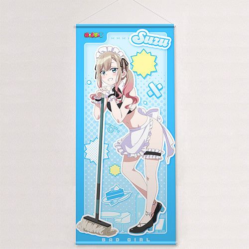Bad Girl - Original Illustration Extra Large Tapestry Suzukaze Suzu / Maid Swimwear