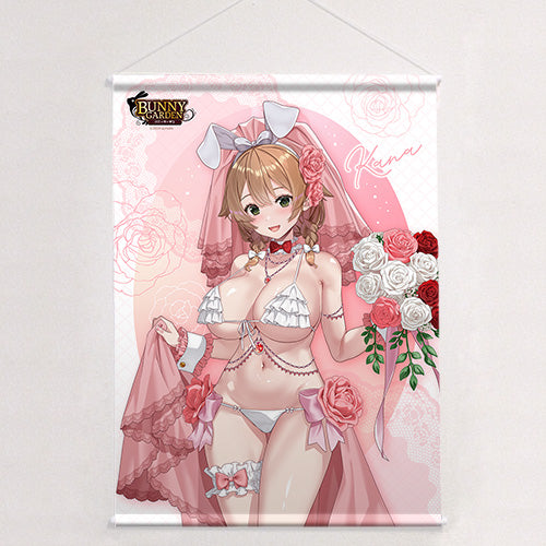 Bunny Garden - Original Illustration B2 Tapestry Kana / Bunny Wedding Swimwear W Suede