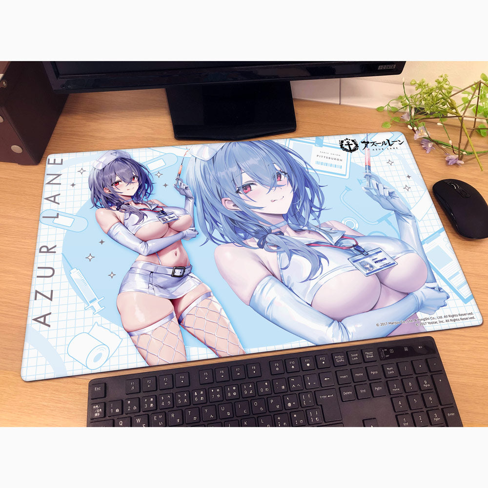 Azur Lane - Original Illustration Rubber Mat Pittsburgh / Nurse
