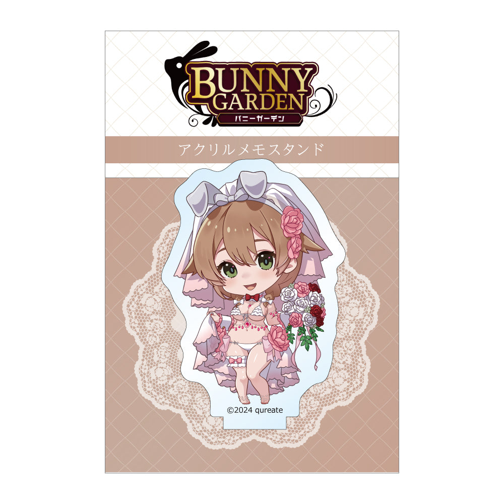 Bunny Garden - Acrylic Memo Stand Kana / Bunny Wedding Swimwear