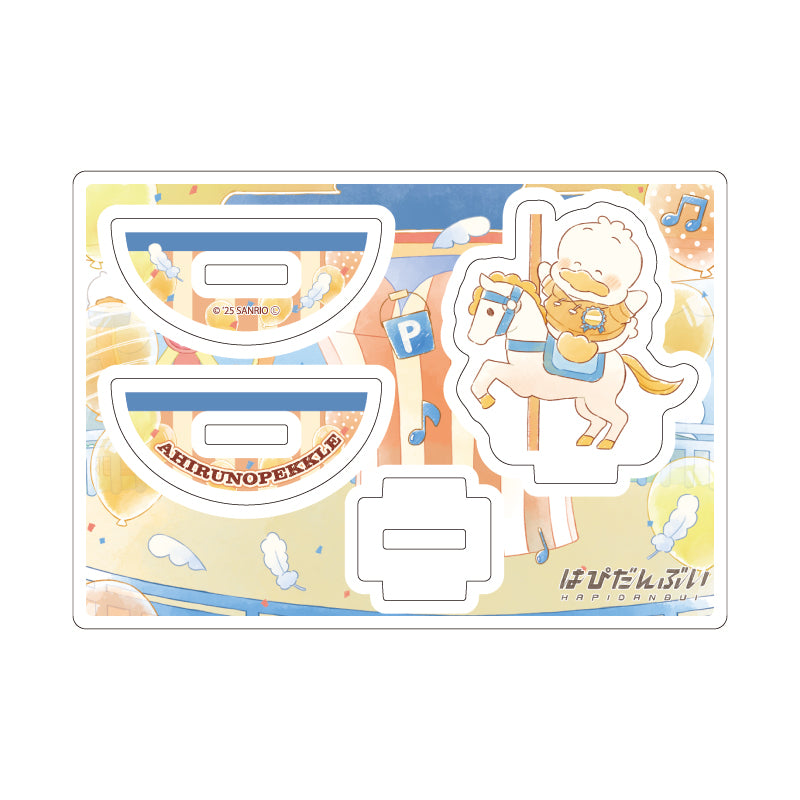 Yurayura Acrylic Stand Hapidanbui 31 Ahiru No Pekkle (graff Art Illustration)