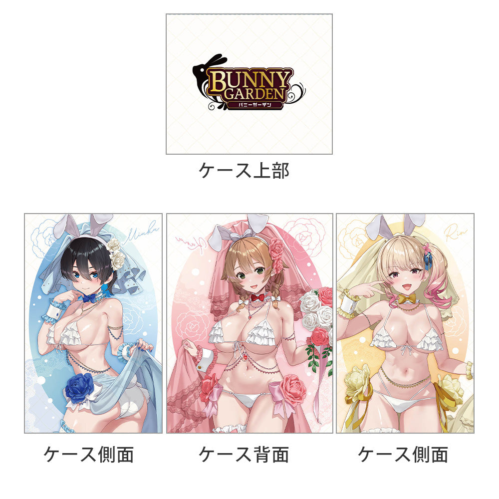 Bunny Garden - Original Illustration Deck Case Bunny Wedding Swimwear