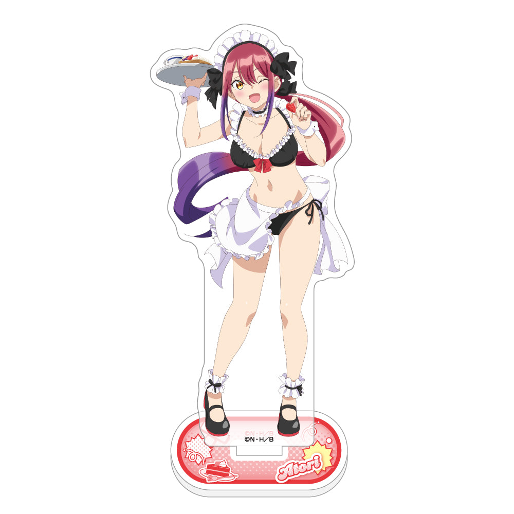 Bad Girl Original Illustration Acrylic Stand Mizutori Atori / Maid Swimwear