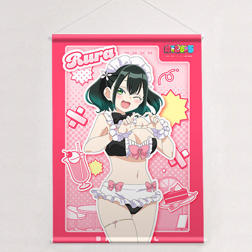 Bad Girl Original Illustration B2 Tapestry Ruriha Rura / Maid Swimwear W Suede