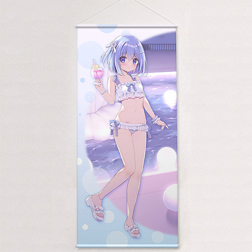 Miyu Miyasaka Original Illustration Extra Large Tapestry Shiino / Night Pool