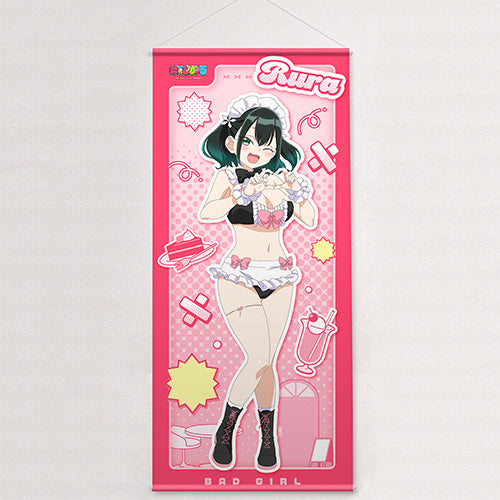"bad Girl" Original Illustration Extra Large Tapestry Ruriha Rura / Maid Swimwear