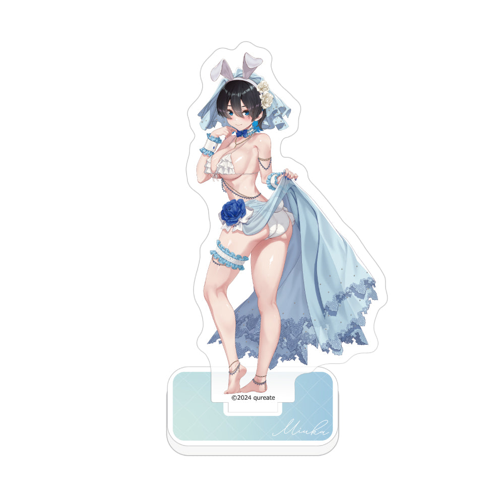 Bunny Garden - Original Illustration Acrylic Stand Miuka / Bunny Wedding Swimwear