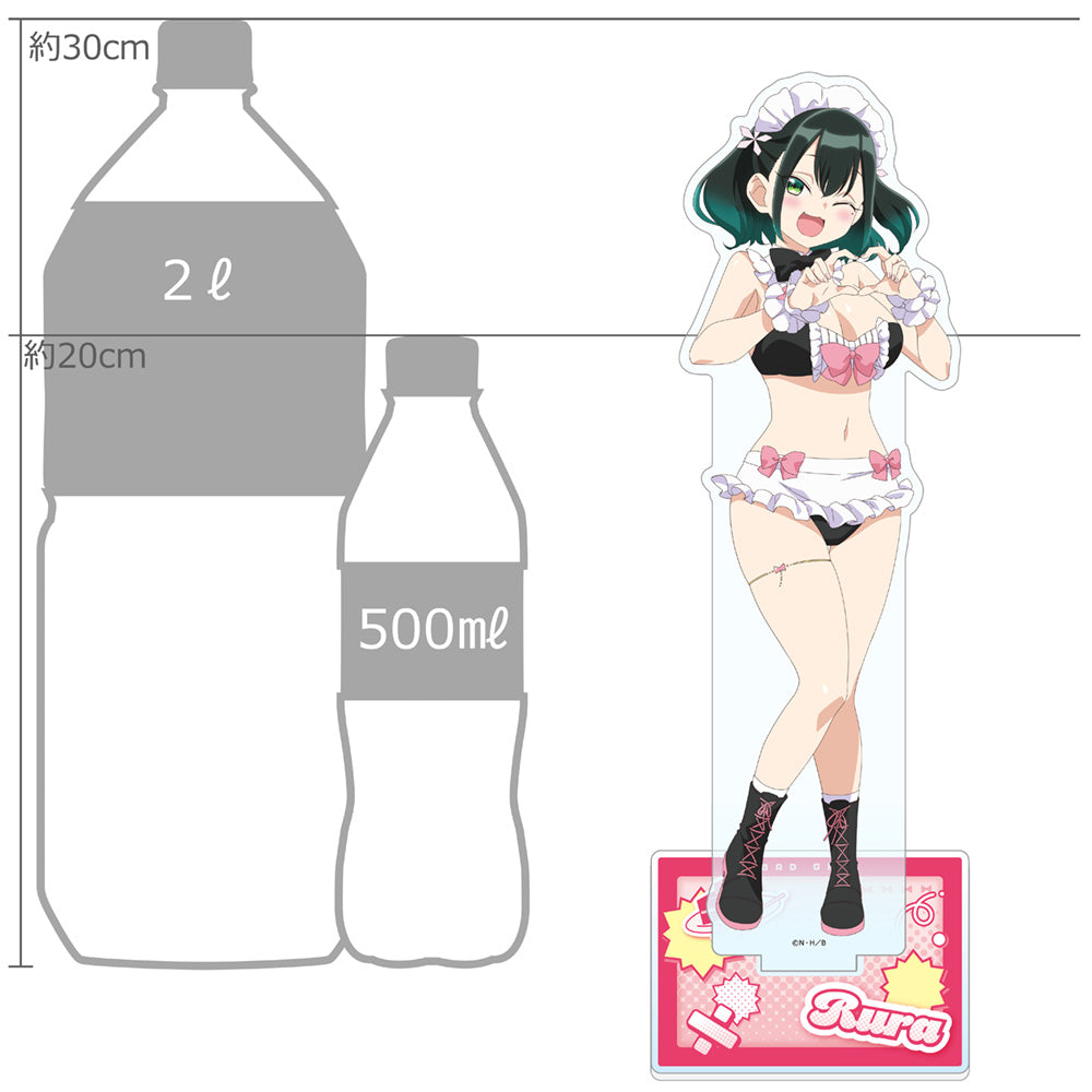 Bad Girl - Original Illustration Extra Large Acrylic Stand Ruriha Rura / Maid Swimwear