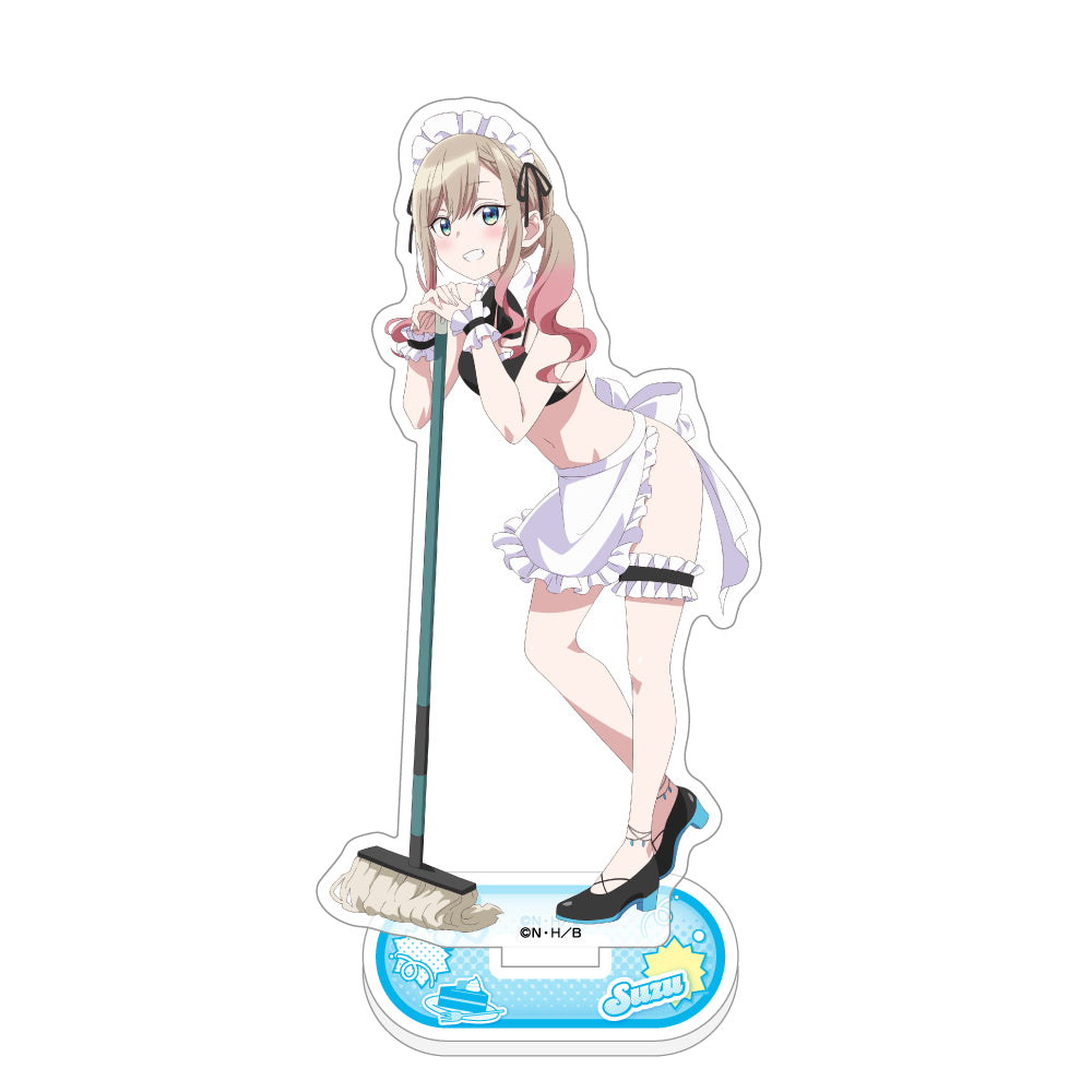 Bad Girl Original Illustration Acrylic Stand Suzukaze Suzu / Maid Swimwear