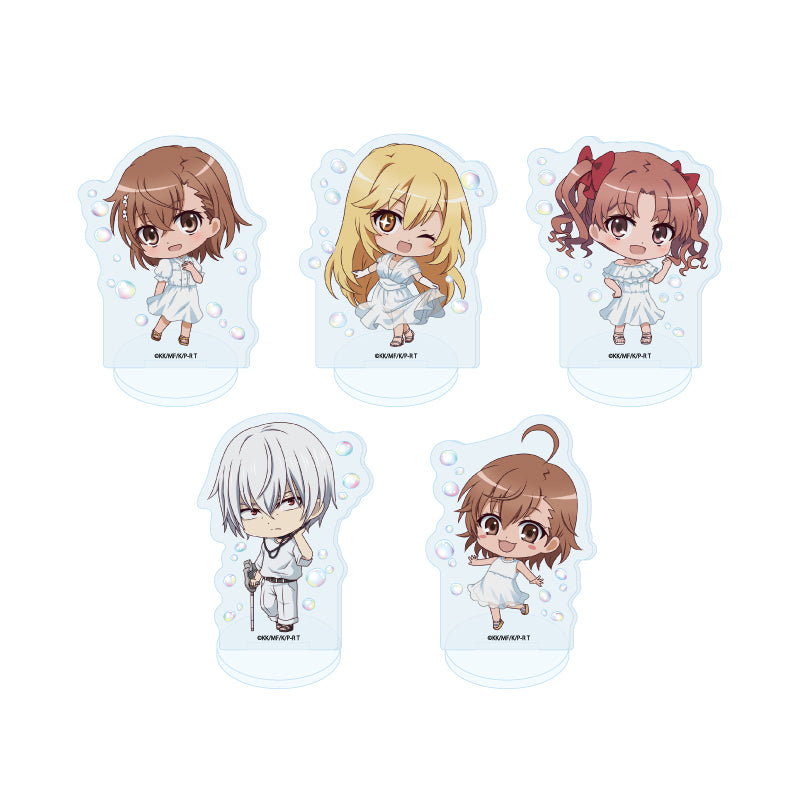 Acrylic Petit Stand - A Certain Scientific Railgun T - 08 Bubble Ver. (Mini Character Illustration) - Image 2
