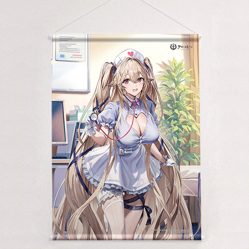 Azur Lane - Original Illustration B2 Tapestry Anchorage / Nurse W Suede