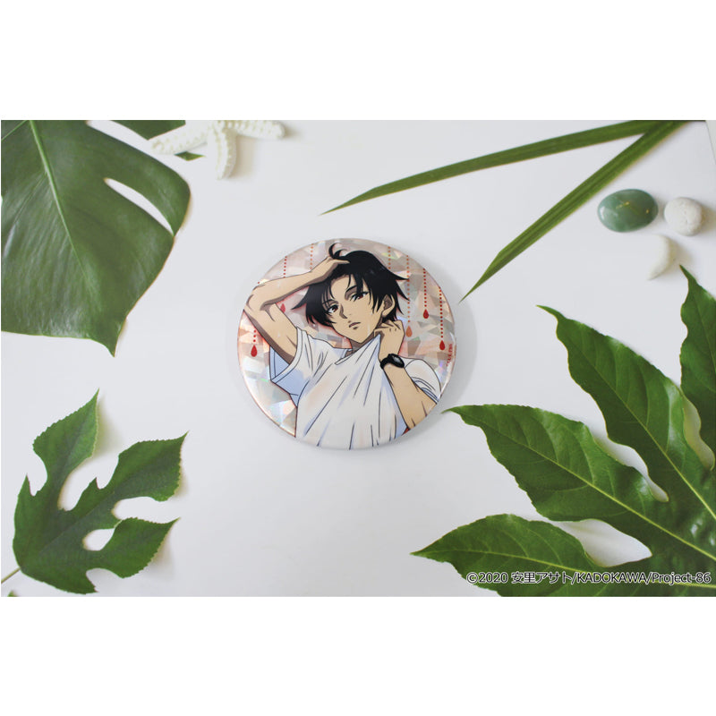 86 -eighty Six- Original Illustration Hologram Can Badge Shin Rain Shelter
