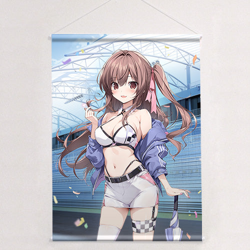 Karory Original Illustration B2 Tapestry Aomi Maika / Race Queen W Suede