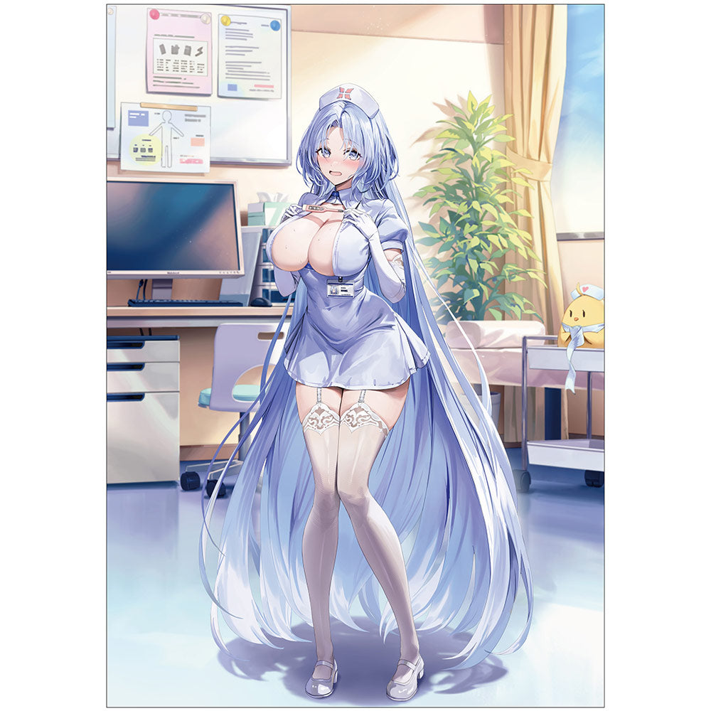 Azur Lane Original Illustration Chara Fine Graph Alsace / Nurse A4