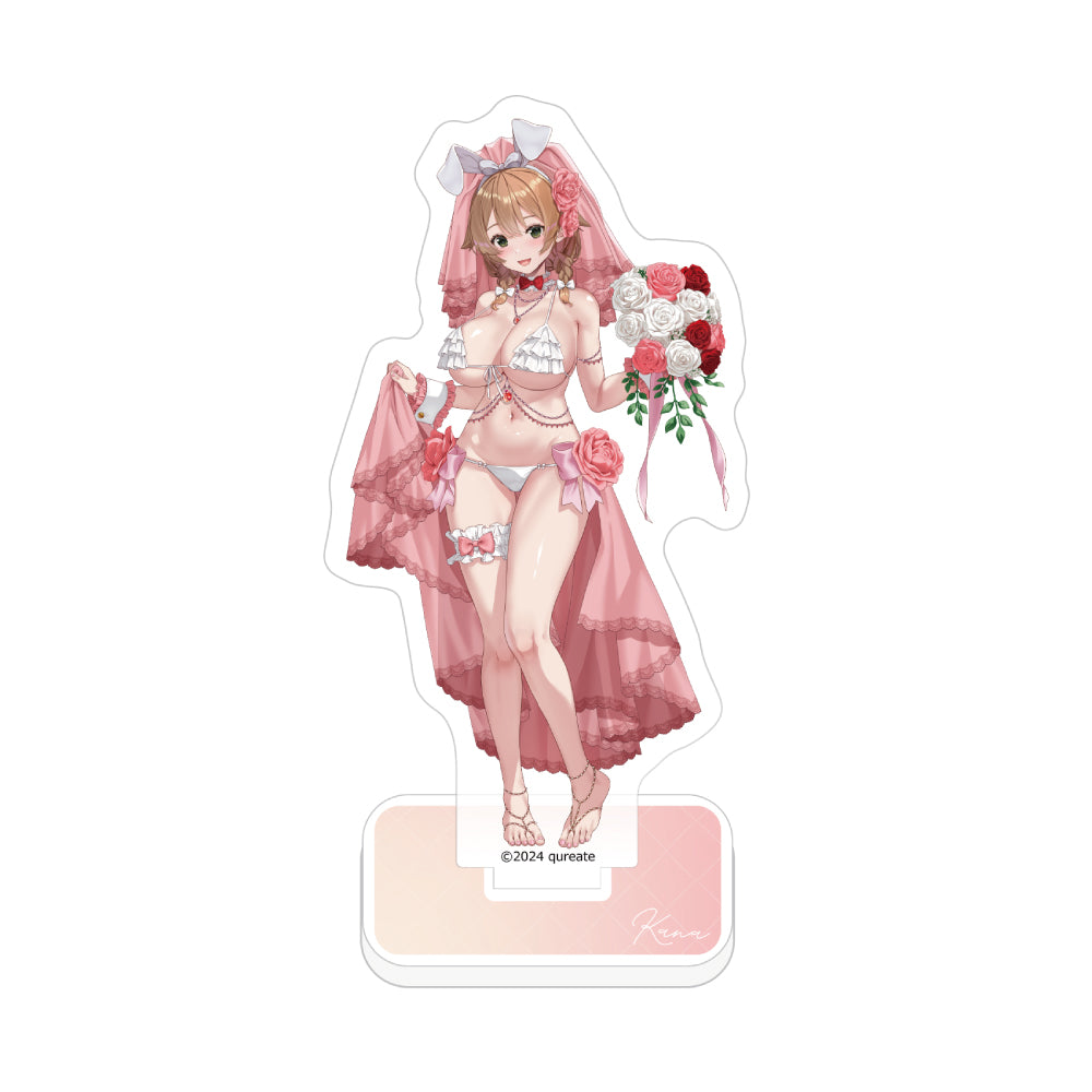 Bunny Garden - Original Illustration Acrylic Stand Kana / Bunny Wedding Swimwear