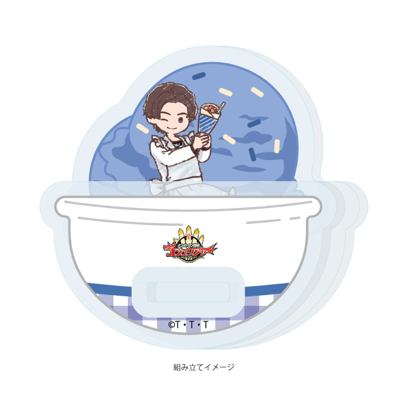 Yurayura Acrylic Stand - No. 1 Sentai Gozyuger - 08 Byakuya Rikuo (Graff Art Illustration) - Image 2