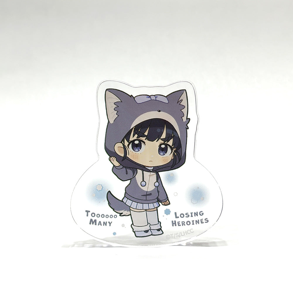 - Too Many Losing Heroines! - Die-cut Acrylic Block Basori Tiara / Kemomimi Hoodie - Image 2