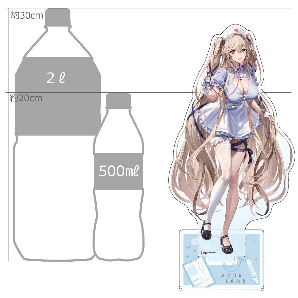 Azur Lane - Original Illustration Extra Large Acrylic Stand Anchorage / Nurse