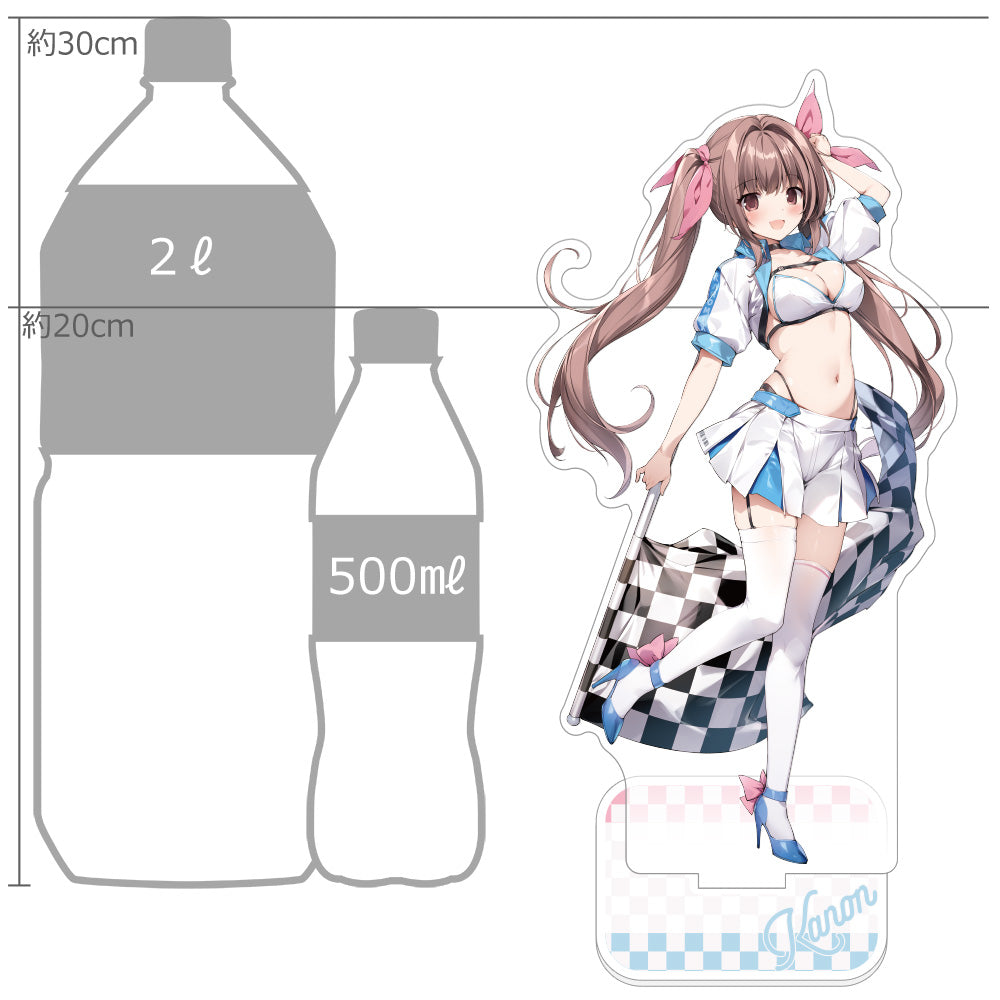 Karory Original Illustration Extra Large Acrylic Stand Aomi Kanon / Race Queen