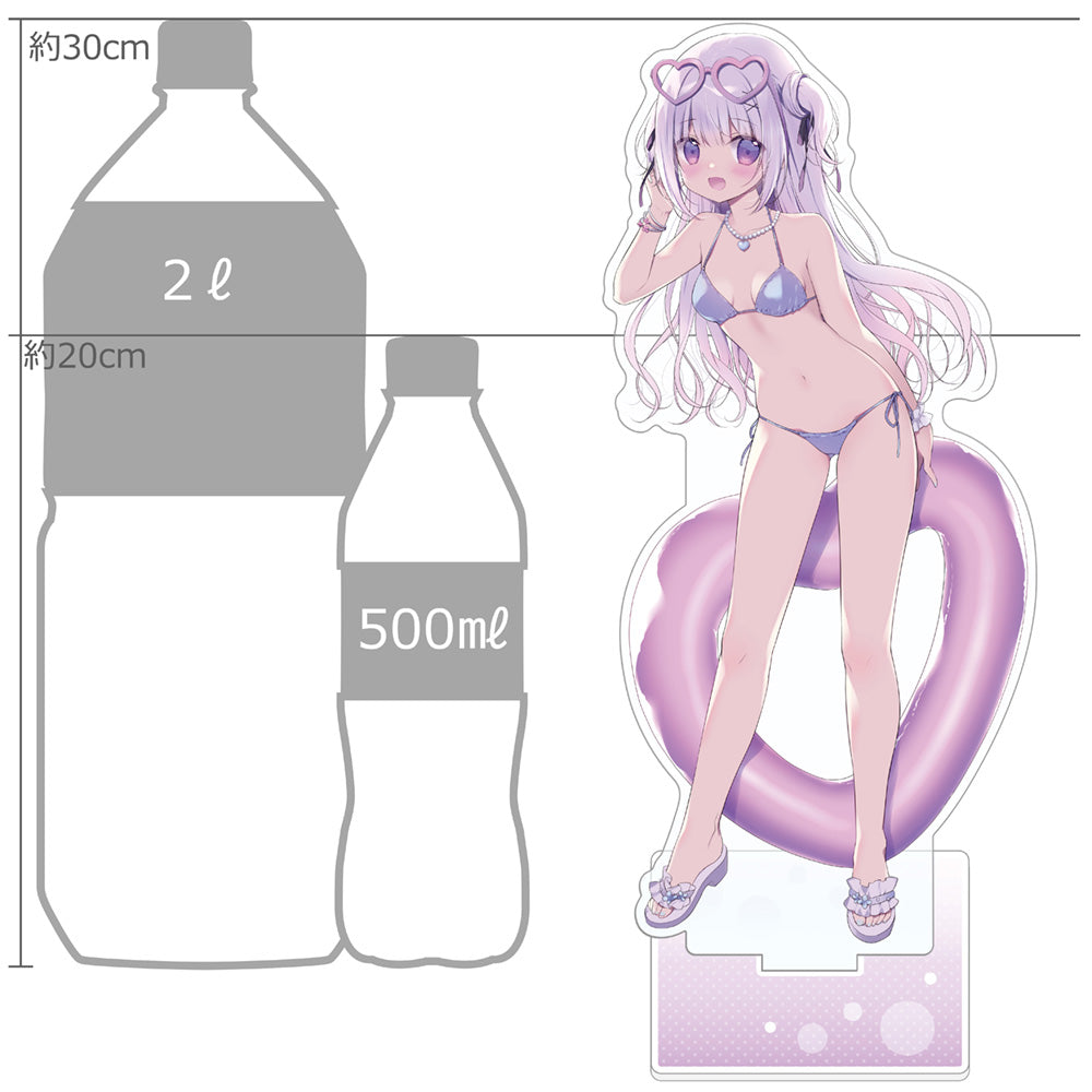 Miyu Miyasaka Original Illustration Extra Large Acrylic Stand Shirona / Night Pool