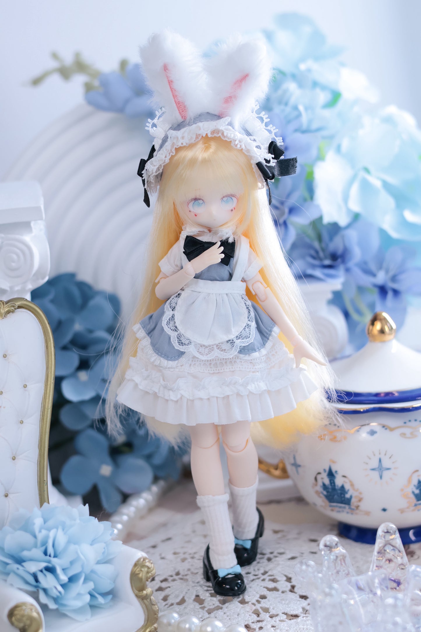 Momotale Fluffy Rabbit's Tea Party Series Mjd (mechanical Joint Doll)