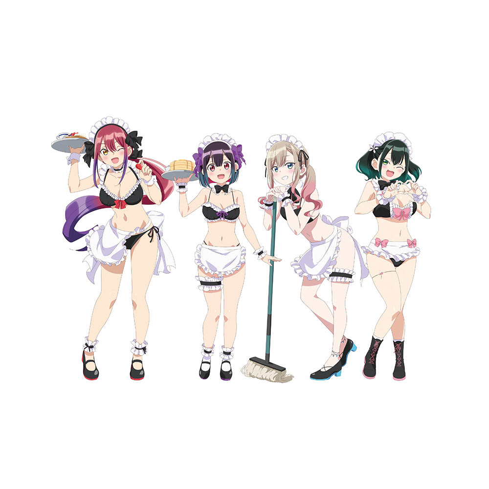 Bad Girl - Original Illustration Chara Fine Graph Maid Swimwear A4