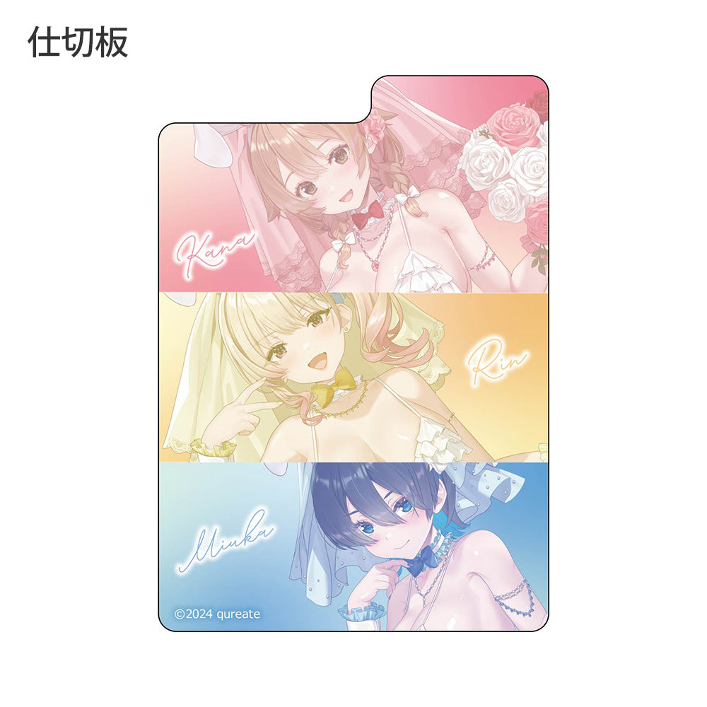 Bunny Garden - Original Illustration Deck Case Bunny Wedding Swimwear