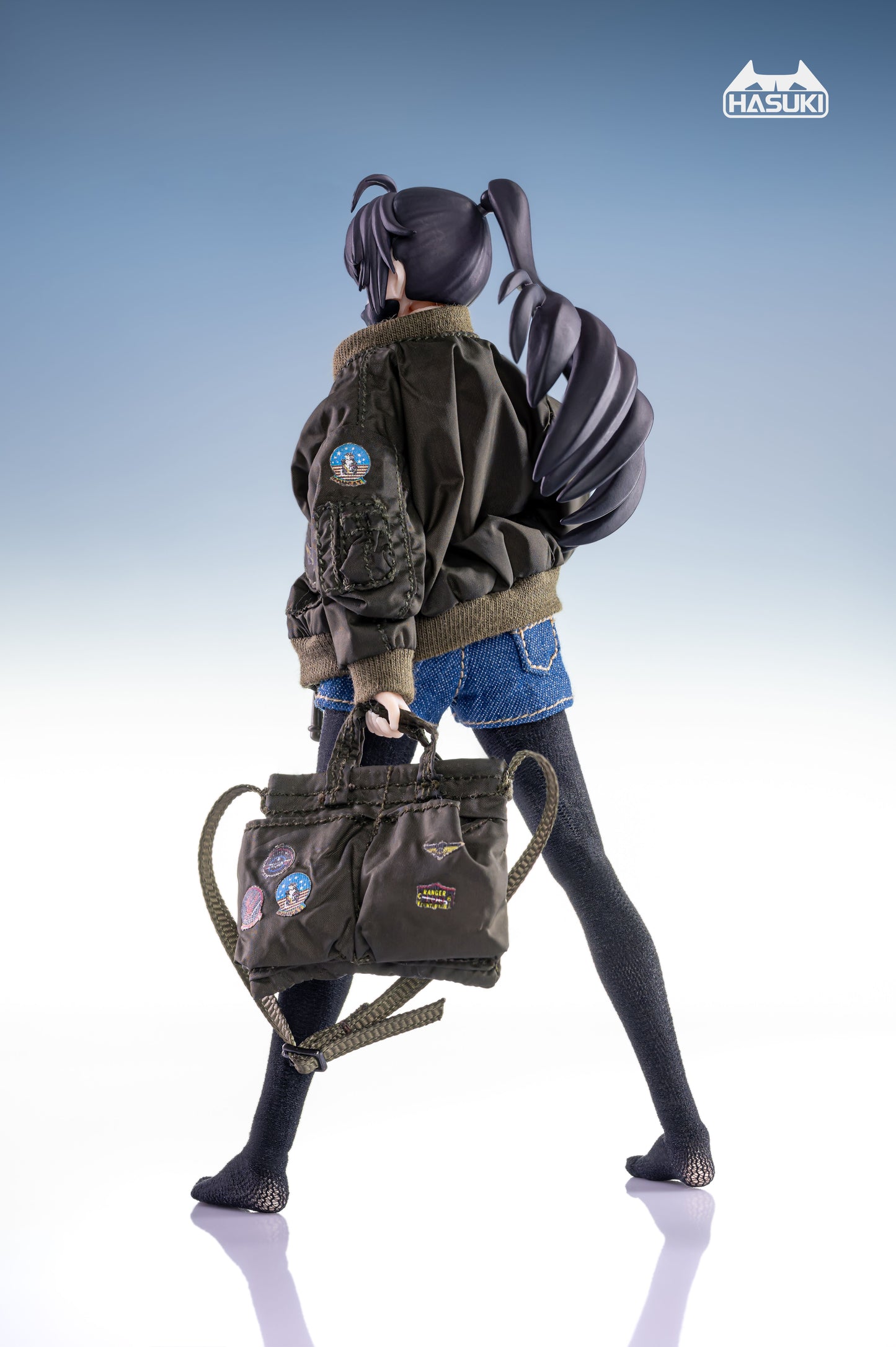Hasuki CS007 Airforce Flight Jacket + Bag Set For 1/12 Scale FOR Action Figures