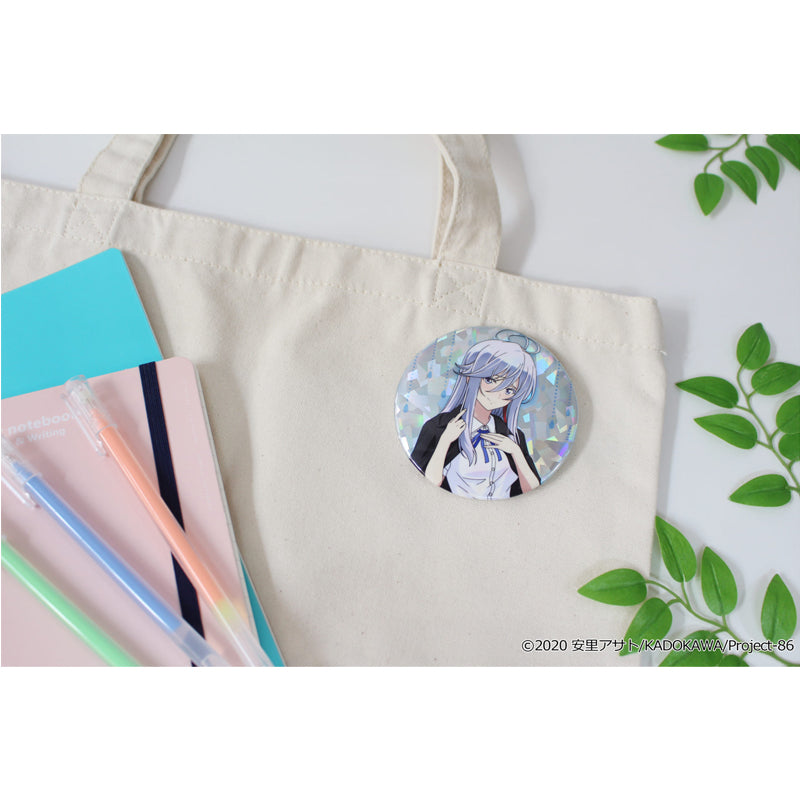 86 -eighty Six- Original Illustration Hologram Can Badge Lena Rain Shelter