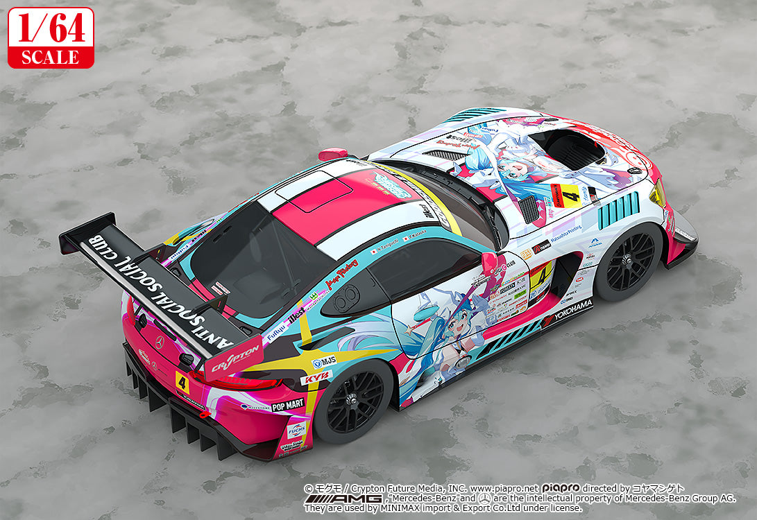 Hatsune Miku Gt Project 1/64 Good Smile Hatsune Miku Amg 2024 Season Opening VER. - Image 4