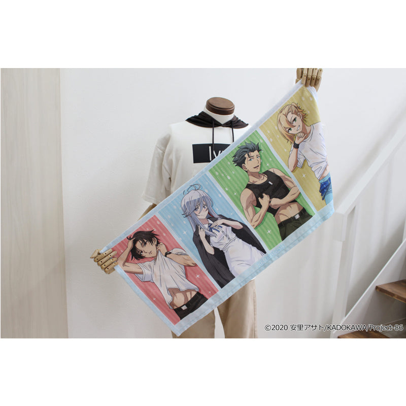 86 -eighty Six- Original Illustration Sports Towel Rain Shelter