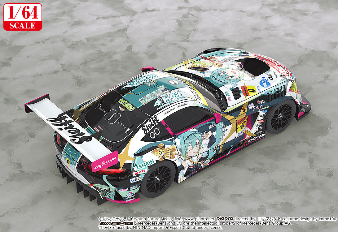 Hatsune Miku Gt Project 1/64 Scale Good Smile Hatsune Miku Amg 2018 Super Gt VER. - Image 4