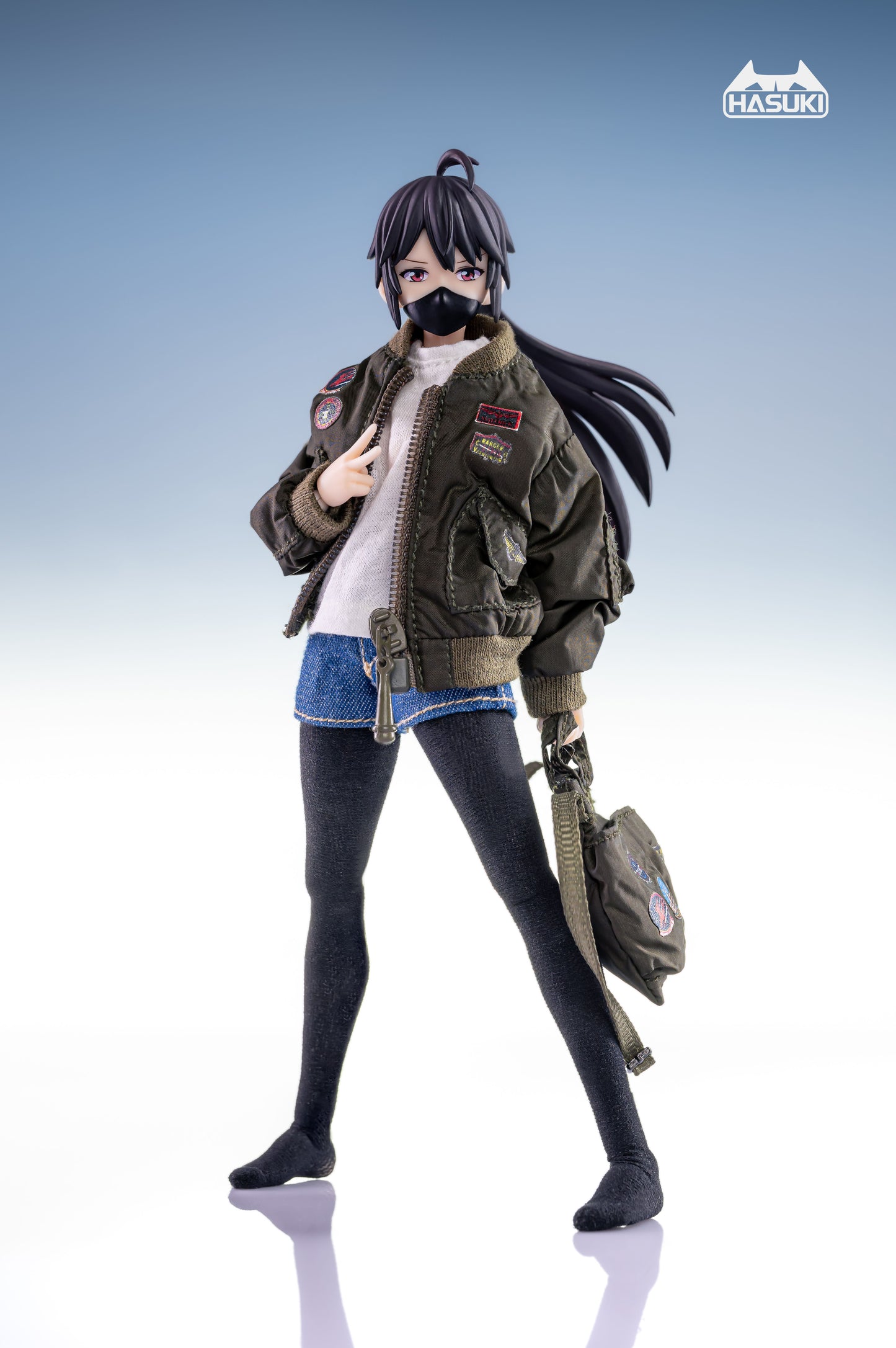 Hasuki CS007 Airforce Flight Jacket + Bag Set For 1/12 Scale FOR Action Figures