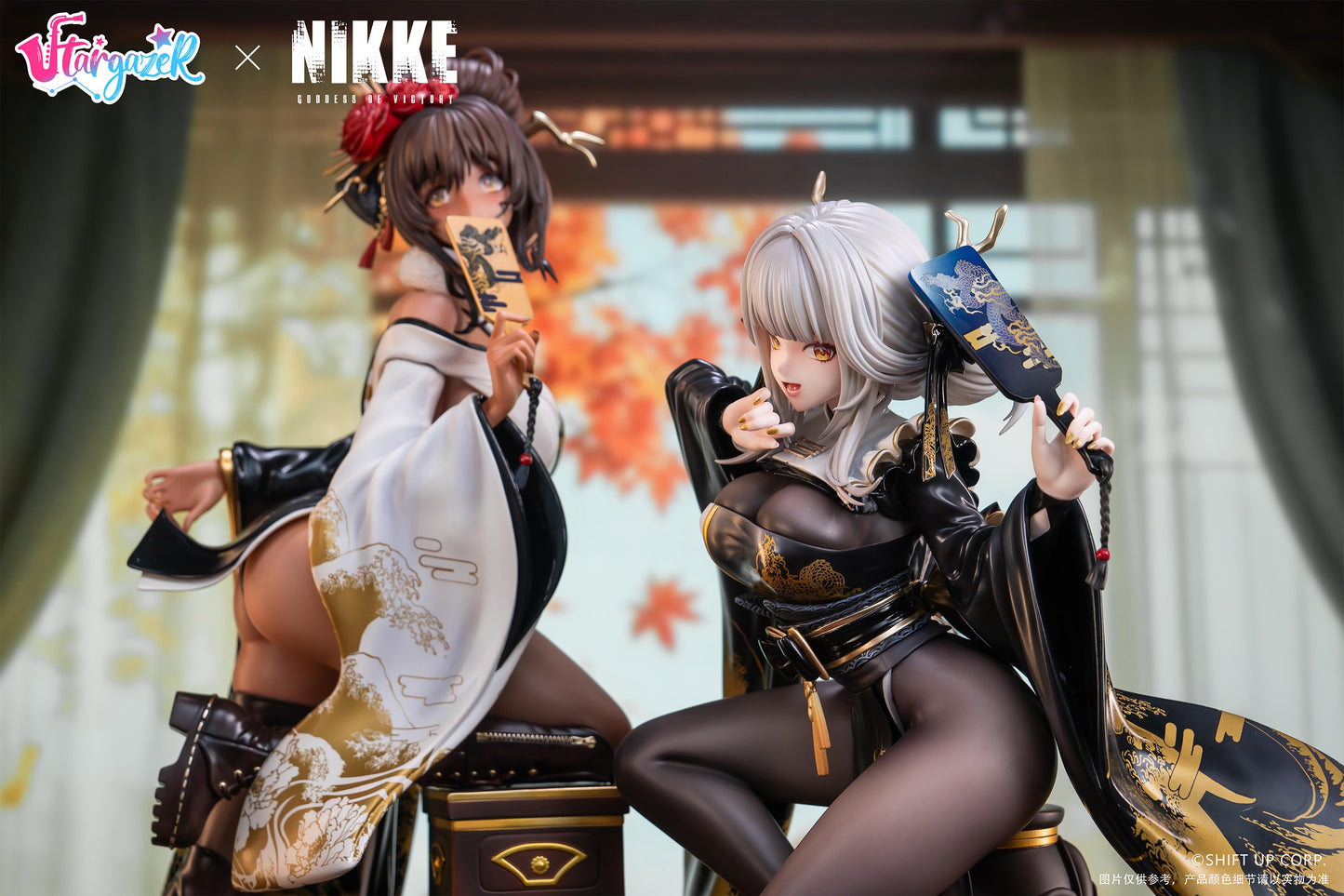 Stargazer "goddess Of Victory: Nikke" Blanc & Noir 1/4 Scale Figure Set Of Two - Image 4