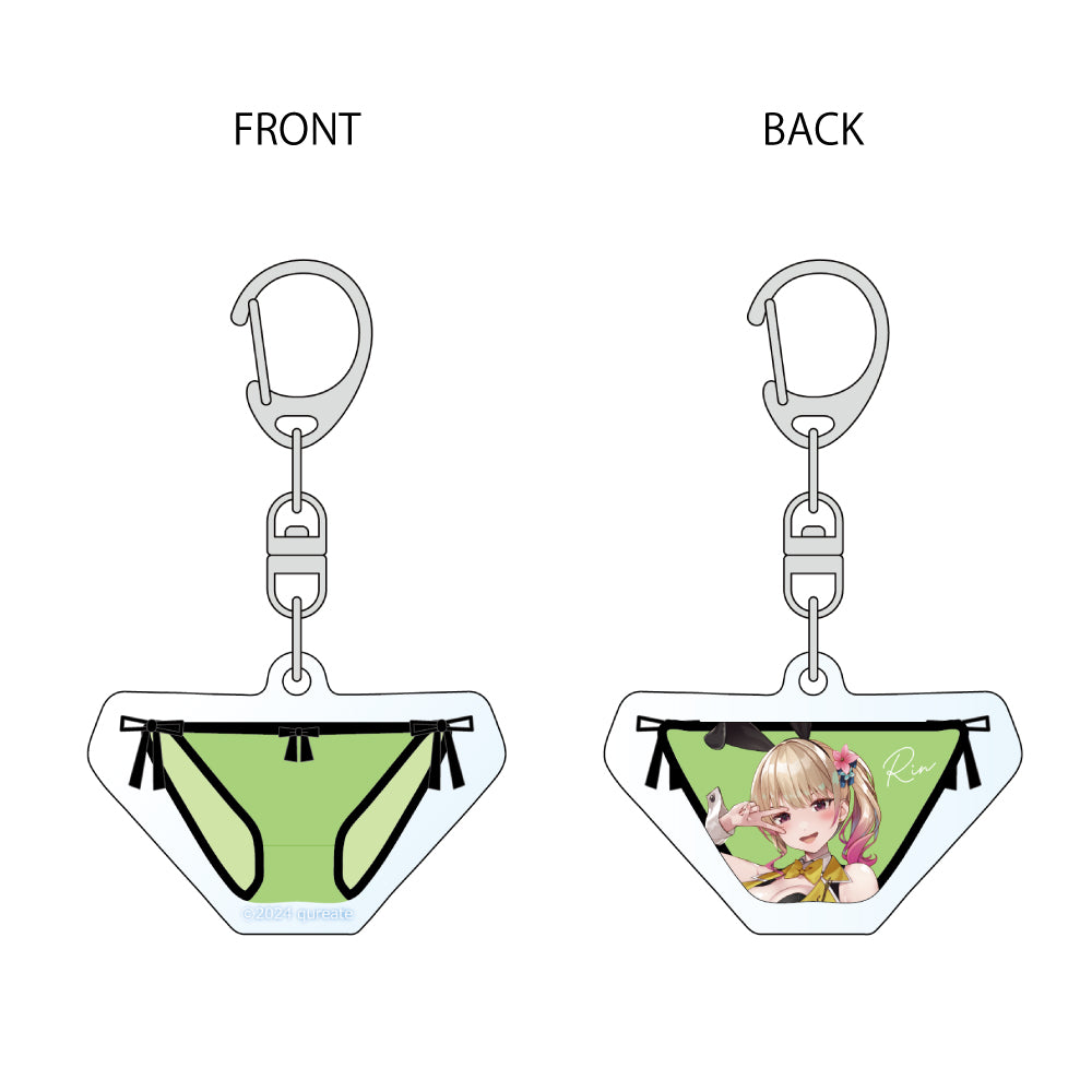 Bunny Garden - Trading Acrylic Pants Key Chain