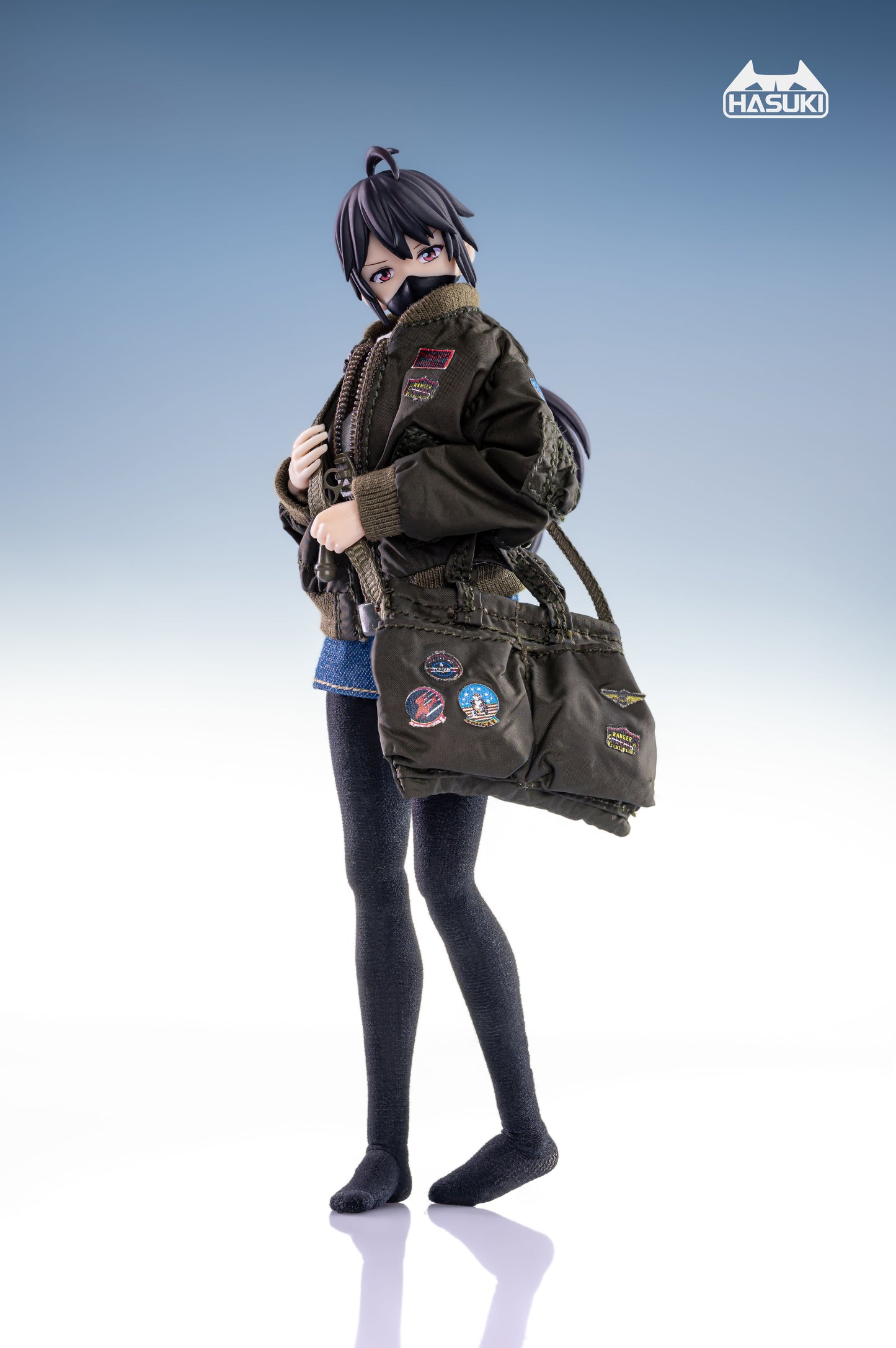 Hasuki CS007 Airforce Flight Jacket + Bag Set For 1/12 Scale FOR Action Figures