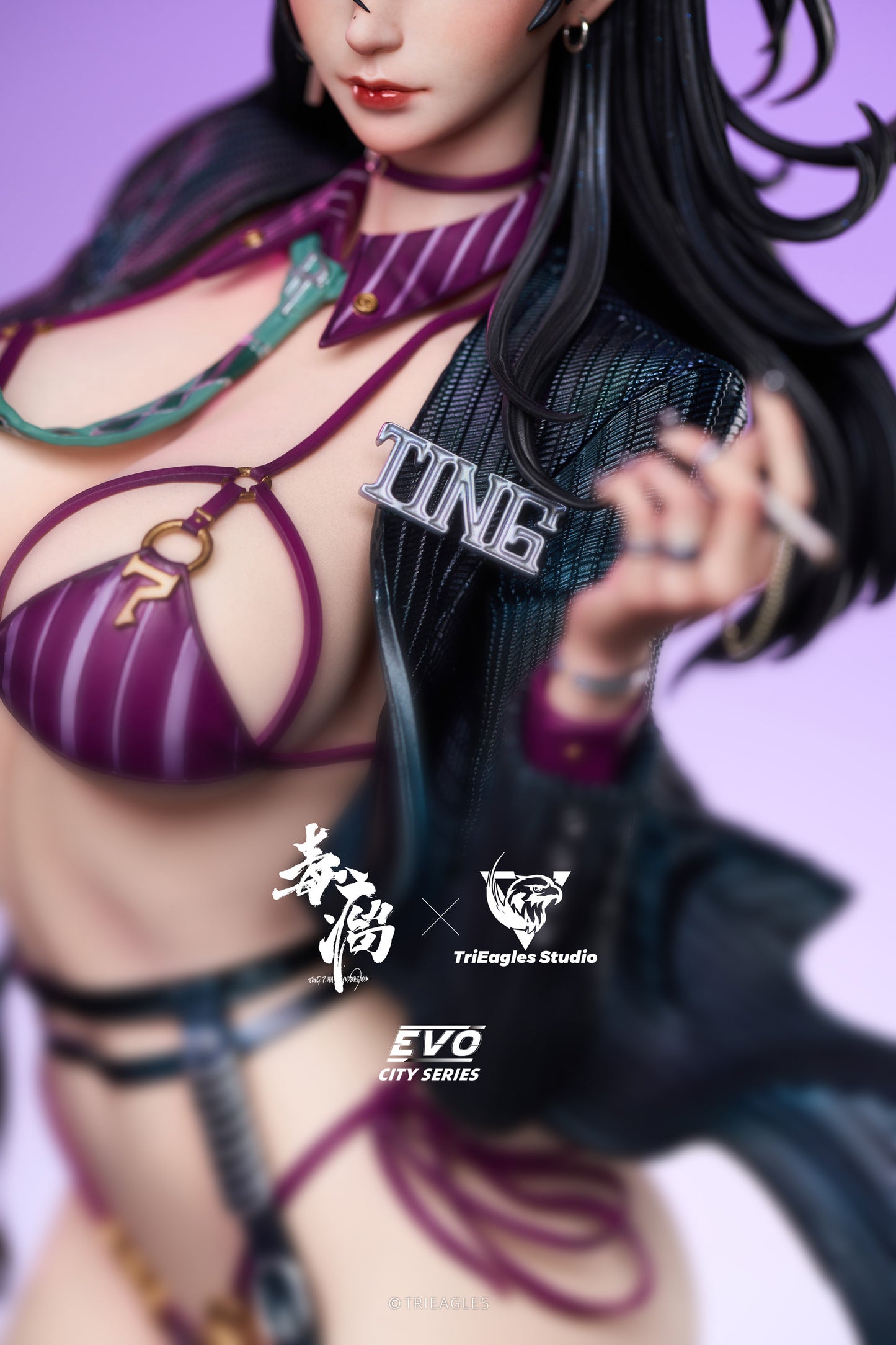 TES SUIT THUG FENG YU LAN 1/4 SCALE STATUE (BLACK COAT VER.) - Image 5