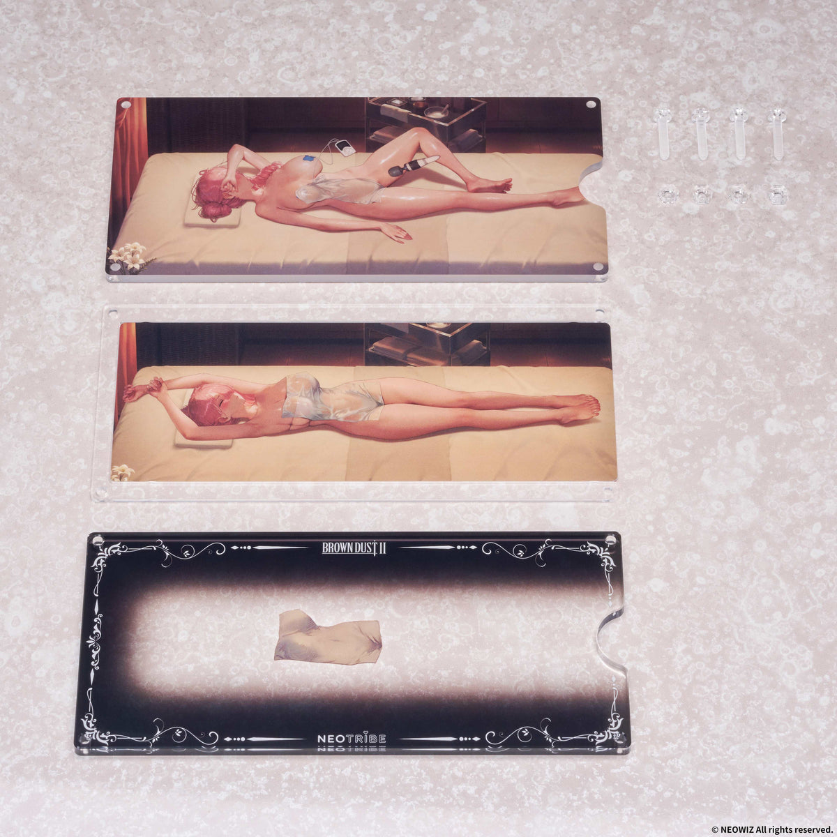 - Brown Dust 2 - Bikini Agent Sylvia Multi-Layer Acrylic Block - Image 6