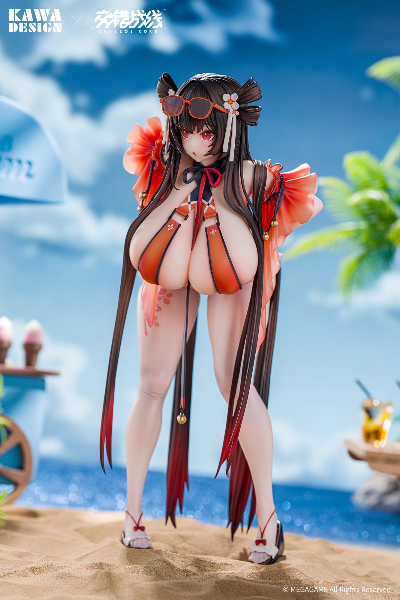 Kawa Design - Daiblos Core - Maree Rouge Banquet of Falling Plums Normal VER. 1/6 Scale Figure - Image 2