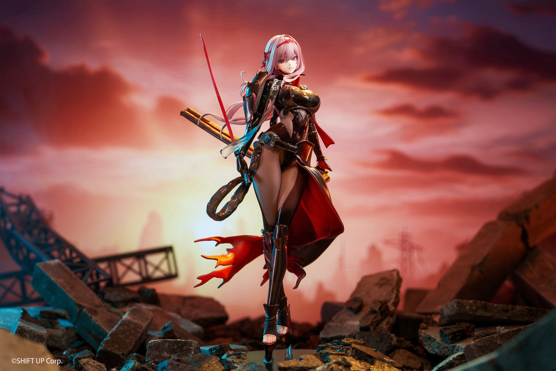 HOBBYSAKURA - GODDESS OF VICTORY: NIKKE - SCARLET: BLACK SHADOW 1/10 SCALE FIGURE - Image 2