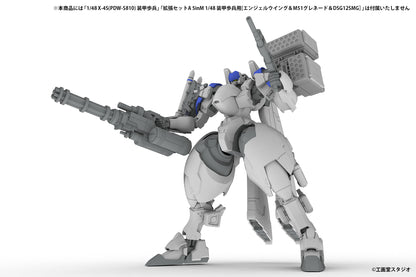 1/48 Scale Plastic Kit - Powerdolls 2 - Extension Set D For 5inm 1/48 Pld(DRu35 Mlc & R25rct & M7a Ggun & Flat Hand Parts (left And Right) & Clenched Hand Parts (left And Right)